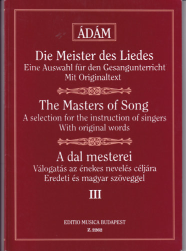 �d�m Jen� - A dal mesterei III.