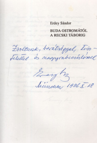 Erdey Sndor - A budai kitrstl a recski tborig 1-2.