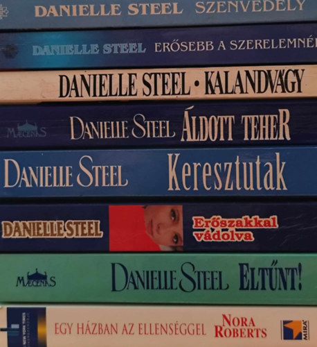 Nora Roberts Danielle Steel - Romantikus knyvcsomag, 8 db ktet