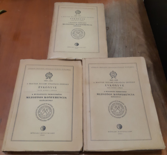 A budapesti nemzetkzi mezozos konferencia eladsai I-III. A Magyar llami Fldtani Intzet vknyve XLIX. ktet 1-3. fzet