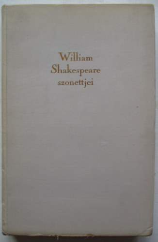 William Shakespeare - William Shakespeare szonettjei