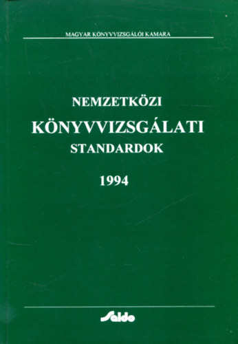 Ifac Kziknyv - Nemzetkzi knyvvizsglati standardok 1994 - IFAC kziknyv