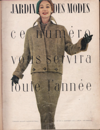 JARDIN DES MODES N� 373 - 377. JANVIER 1953 - MAI 1953