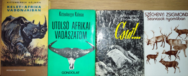 Szchenyi Zsigmond Kittenberger Klmn - 4db vadszattal kapcsolatos m - Kittenberger Klmn-Kelet-Afrika vadonjaiban, Utols afrikai vadszatom, Szchenyi Zsigmond-Csui!..., Szarvasok nyomban