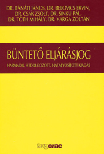 Büntető eljárásjog