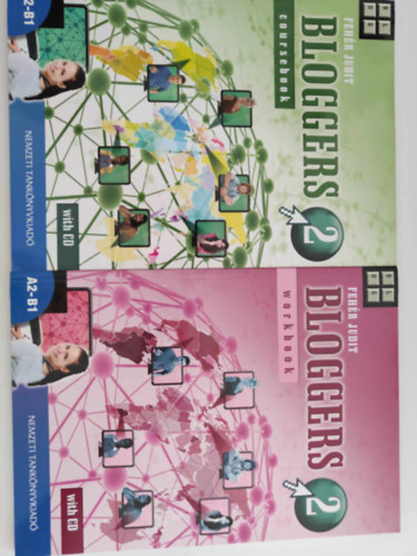 Fehr Judit - Bloggers 2 (A2-B1) - Coursebook + Workbook - CD mellklettel