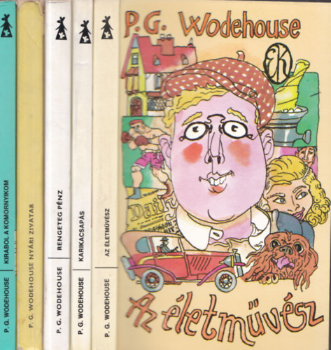 P. G. Wodehouse - 5db humoros m - Az letmvsz + Rengeteg pnz + Kirabol a komornyikom + Karikacsaps + Nyri zivatar