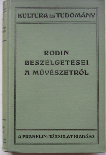 Rodin - Rodin beszlgetsei a mvszetrl