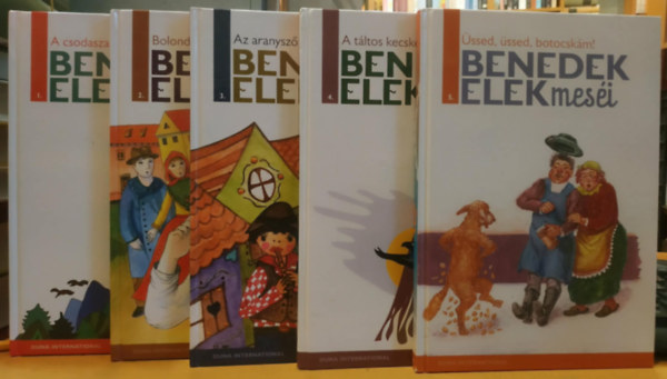 Halász-Géczi Ágnes , Nagy Orsolya, Porpáczy Zoltán, Turcsányi Antal Benedek Elek (rajz), Varga Tamás (ill.) - 1-5. Benedek Elek meséi: A csodaszarvas + Bolond Istók + Az aranyszőrű bárány + A táltos kecske + Üssed, üssed, botocskám!