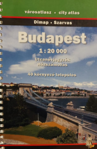 Budapest 1:20 000 vrosatlasz