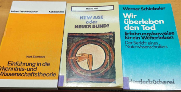 Medard Kehl, Kurt Eberhard Werner Schiebeler - Einfhrung in die Erkenntnis- und Wissenschaftstheorie + New Age oder Neuer Bund? + Wir berleben den Tod: Erfahrungsbeweise fr ein Weiterleben (3 ktet)