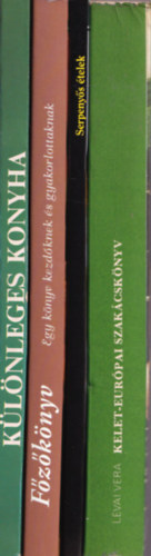 F. Nagy Angla, K. Tth Klra (szerk.), Lvai Vera - 4 db Szakcsknyv: Kelet-eurpai szakcsknyv, Serpenys telek, Fzknyv, Klnleges konyha