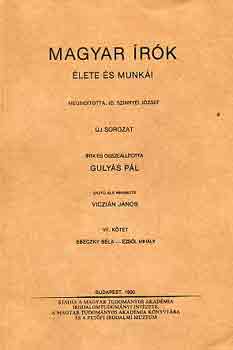 Gulys Pl - Magyar rk lete s munki VII. ktet