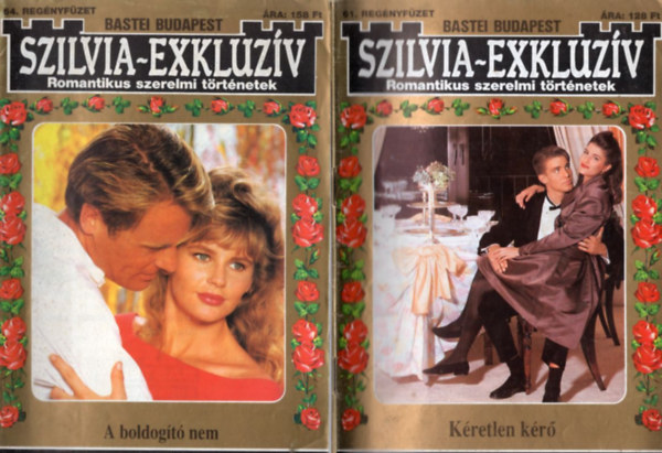 Br Pter - 5 db Szilvia-Exkluzv 61.,64., 65., 76., 87. szmok  : Kretlen kr + A boldogt nem + A krtya nem hazudik + Az jszaka grfnje + Marietta rvbe r