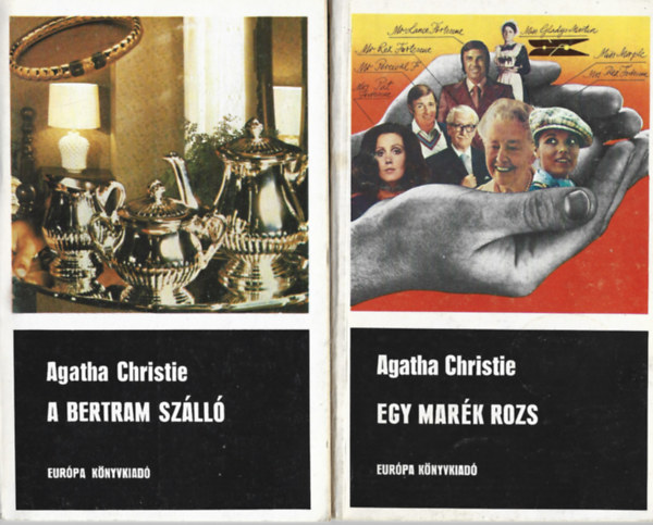 Agatha Christie - 2 db k�nyv, A Bertram sz�ll�, Egy mar�k rozs