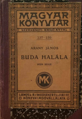 Arany Jnos - Buda halla - (Hn rege)