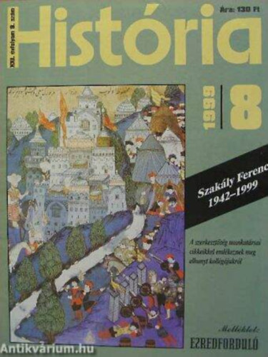 Histria 1999/8 (XXI. vfolyam 8. szm)