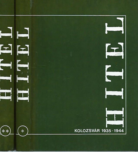 Zhony va szerk. - Hitel I-II. (Kolozsvr 1935-1944)