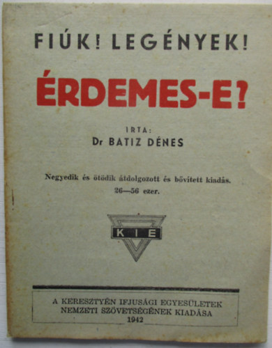 Dr. Batiz Dénes - Érdemes-e?