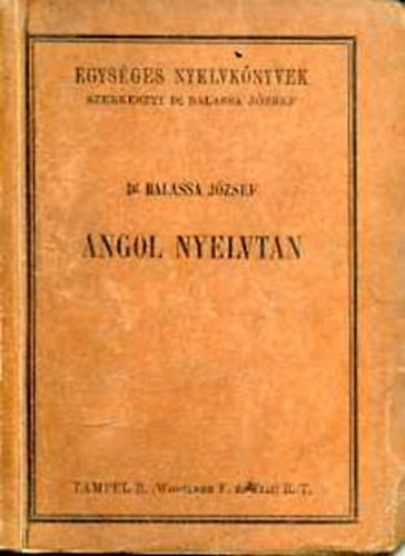 Dr. Balassa J�zsef - Angol nyelvtan