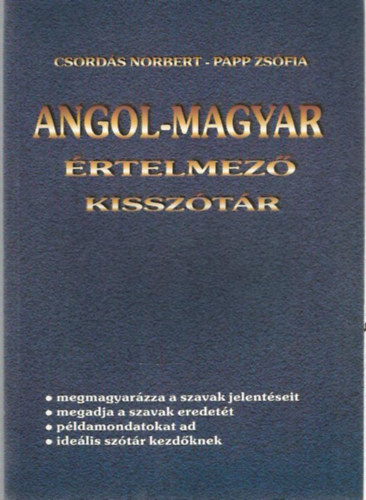 Angol-Magyar �rtelmez� Kissz�t�r