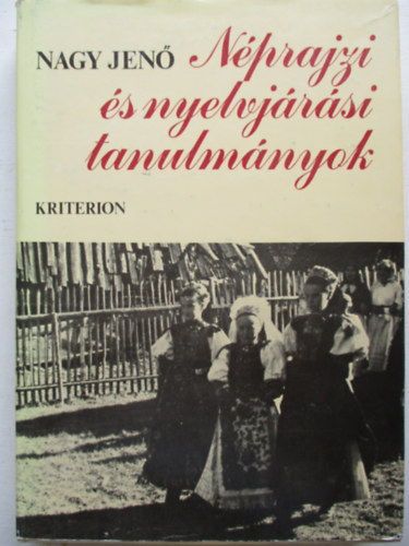 Dr. Nagy Jen� - N�prajzi �s nyelvj�r�si tanulm�nyok