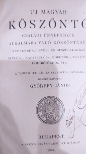 Gyrffy Jnos - j magyar ksznt