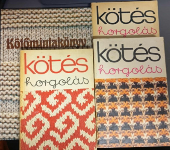 Nincs feltüntetve - Kötés kézimunka könyvcsomag (4 darab)