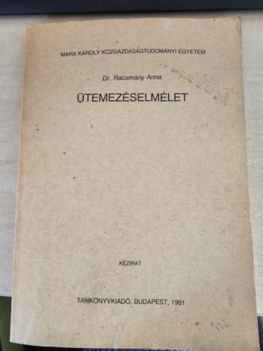 Racsmny Anna - temezselmlet