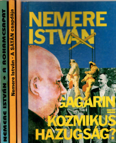 Nemere Istvn - 4 db Nemere Istvn ( Azivrvny-harcos + Rejtelmes cenok + Grnitmezn + A vilg minden igazsga )