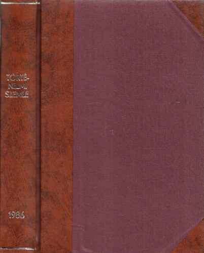 T�rt�nelmi szemle 1986/1-4. (Teljes �vfolyam, egybek�tve)