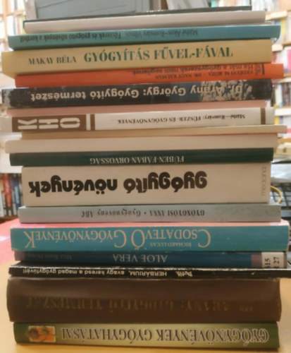 Julian Barnard, Máthé Ákos-Romváry Vilmos, Dr. Arany György, ...és még sokan mások Oláh Andor - 19 db A természet patikája; Házipatika gyógynövényekből; Lélekgyógyászat természetes módon; Fűszerek és gyógyító növények a kertből; Gyógyító természet; Ha már a gyógyszerek nem segítenek...; Gyógyítás fűvel-fával; Fű