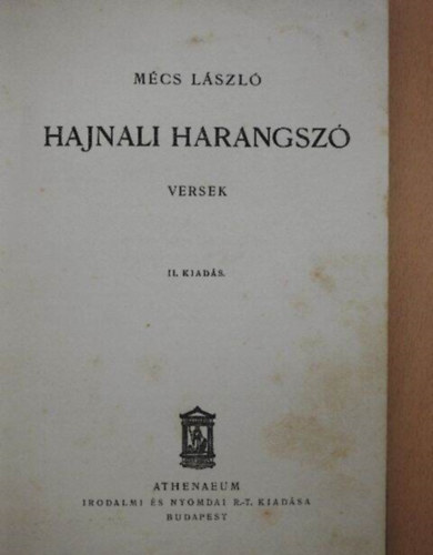 Mcs Lszl - Hajnali harangsz