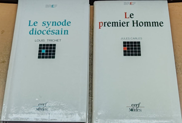 Louis Trichet Jules Carles - 2 db BREF Collection: Le synode diocsain (42) + Le premier Homme (49)