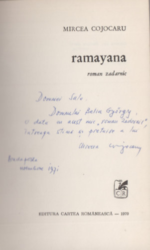 Mircea Cojocaru - Ramayana (Dediklt)