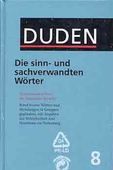 Dudenverlag - Duden 8 Die Sinn-Und Sachverwandten Wrter