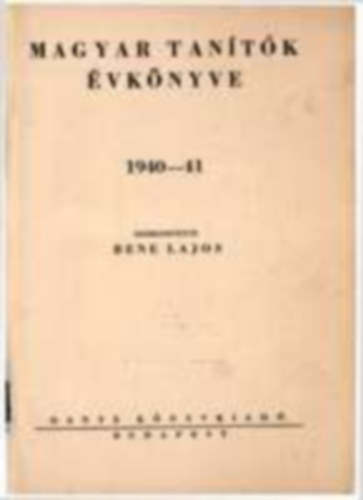 A magyar s� sz�vets�g �vk�nyve 1940-41