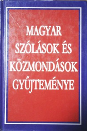 Dr. Margalits Ede - Magyar sz�l�sok �s k�zmond�sok gy�jtem�nye