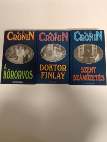 A.J.Cronin - 3 db. A.J.Cronin ktet  A krorvos+Szent szmzets+Doktor Finaly