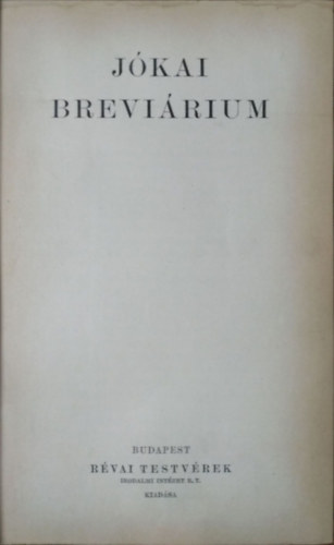 J�kai M�r - J�kai brevi�rium