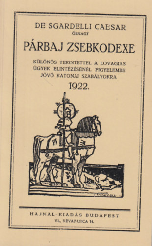 De Sgardelli Caesar �rnagy p�rbaj zsebkodexe