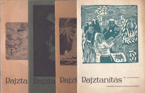 Kovcs Kroly szerk. - Rajztants - Az Oktatsi Minisztrium mdszertani folyirata - XXV.vf. 1983/1-4. szm