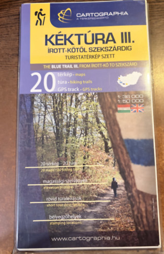 K�kt�ra III. turistat�rk�p szett - �rott-k�t�l Szeksz�rdig