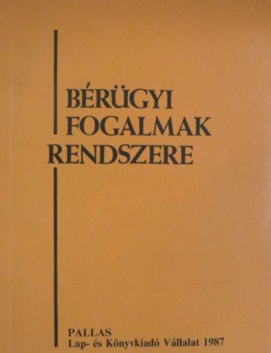 Borli Rudolf - Brgyi fogalmak rendszere