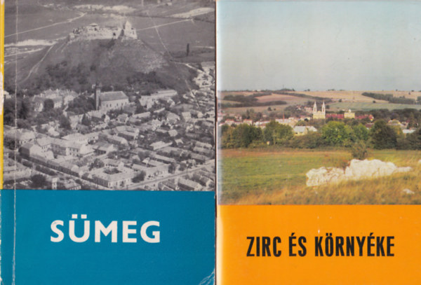 Szabó Flóris, Koppány Tibor-Kozák Károly, Illés Ferenc- Dr. Tóth Sándor Levárdy Ferenc - 3 db helytörténeti könyv: Zirc és környéke + Sümeg + Az ezeréves Pannonhalma