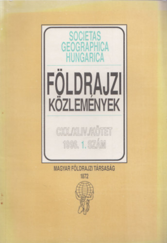 Fldrajzi kzlemnyek 1996/1-4. (Teljes vfolyam lapszmonknt)