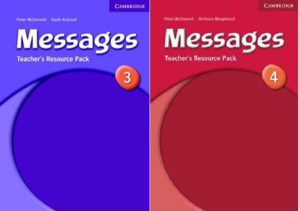 Peter McDonnell   Nicholas Murgatroyd - Messages 3+4 Teacher's Resource Pack
