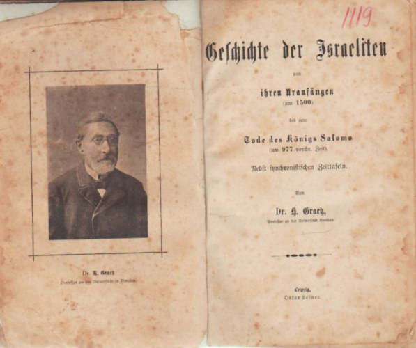 Heinrich Graetz - Geschichte der Israeliten ( Zsidk trtnete)