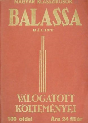 Balassa Blint - Balassa Blint vlogatott kltemnyei