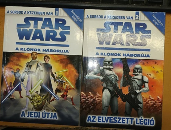 Jake T. Forbes Tracey West - Star Wars: A klnok hborja - A sorsod a kezedben van: A Jedi tja (1.) + Az elveszett lgi (2.) (2 ktet)